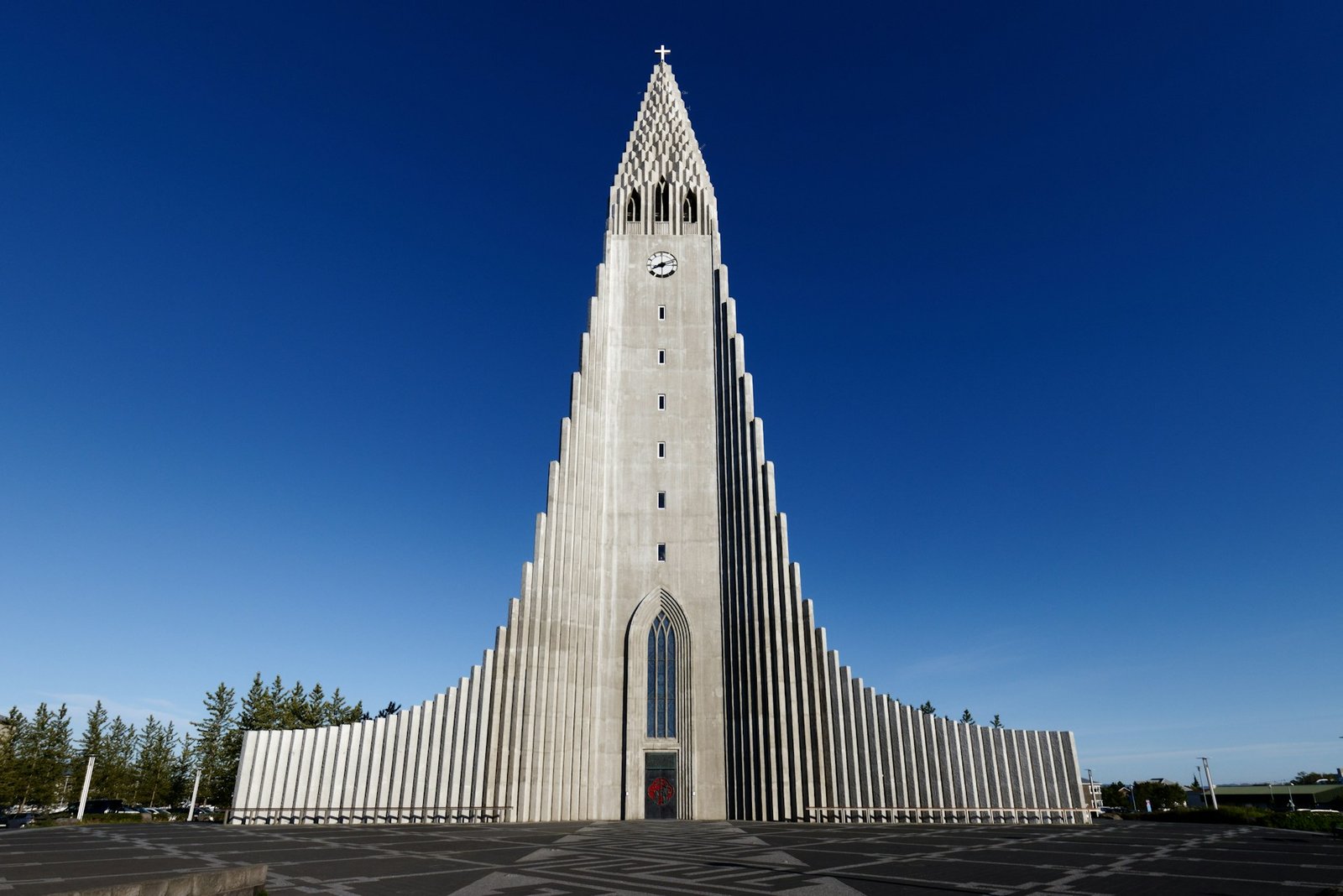 Hallgrimskirkja Church in downtown Iceland
